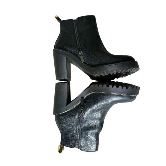 Dr. Martens Magdalena Aunt Sally Leather Chunky Boots size EU 43 US 11 Black - Picture 8 of 13